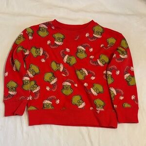 jumping beans Red Grinch Print Kids Sweatshirt